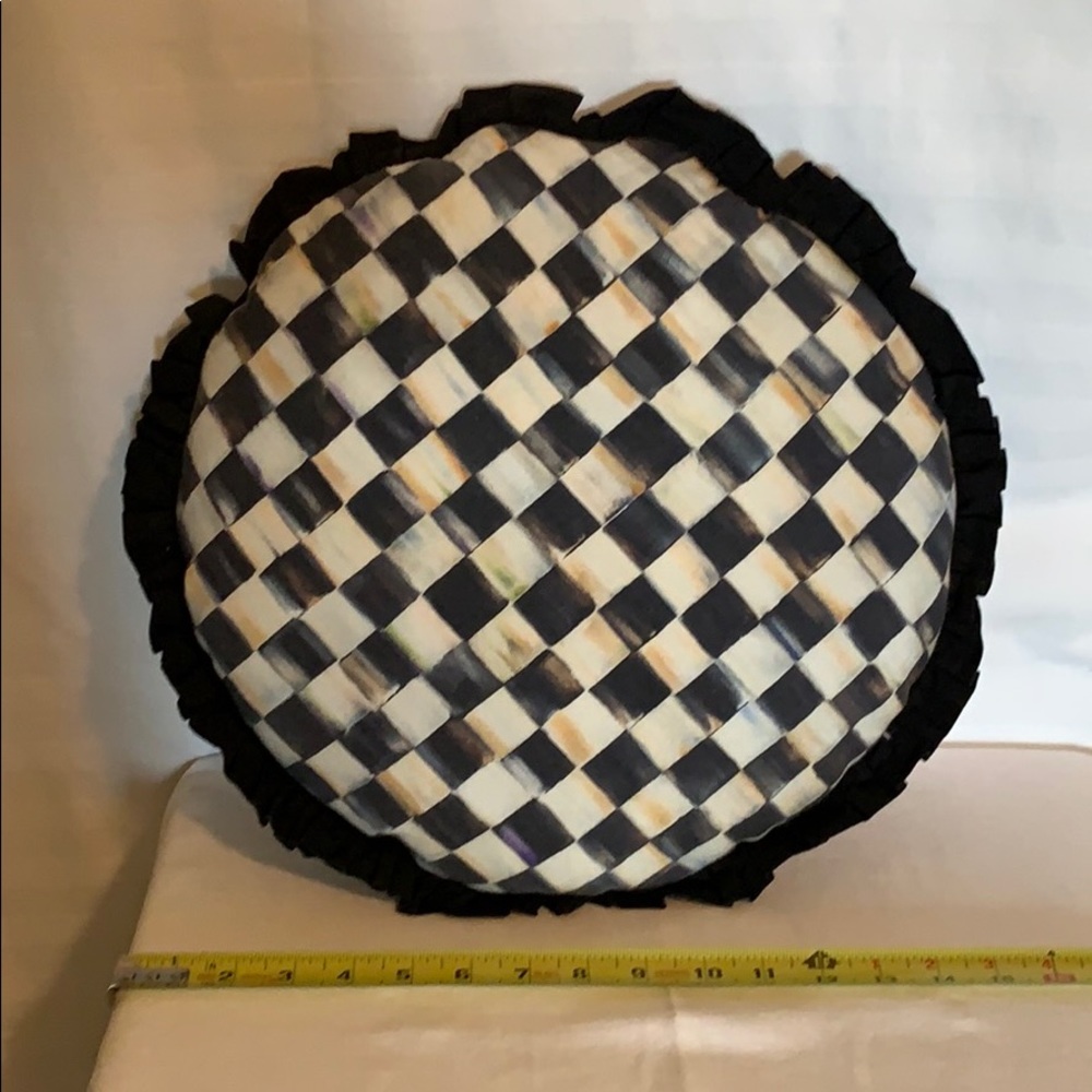 Mackenzie Childs Circular Pillow